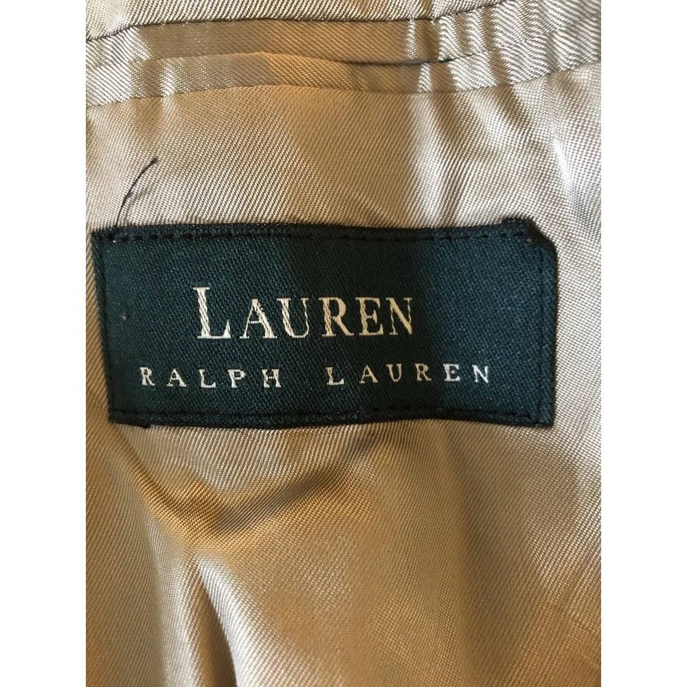 Lauren Ralph Lauren Blazer Mens 44R Gray 100% Wool Sport Coat Jacket Classic